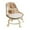 Brown, variant on TISHITA Roller Seat Rolling Stool Multipurpose Shoe Changing with Backrest Stool Chair Pulley Stool for Fitness Library Salon Kitchen Pink