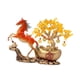 thumbnail image 5 of Figura de caballo, escultura animal, obra de arte, regalo novedoso para amantes, adorno de escritorio Rojo, 5 of 9