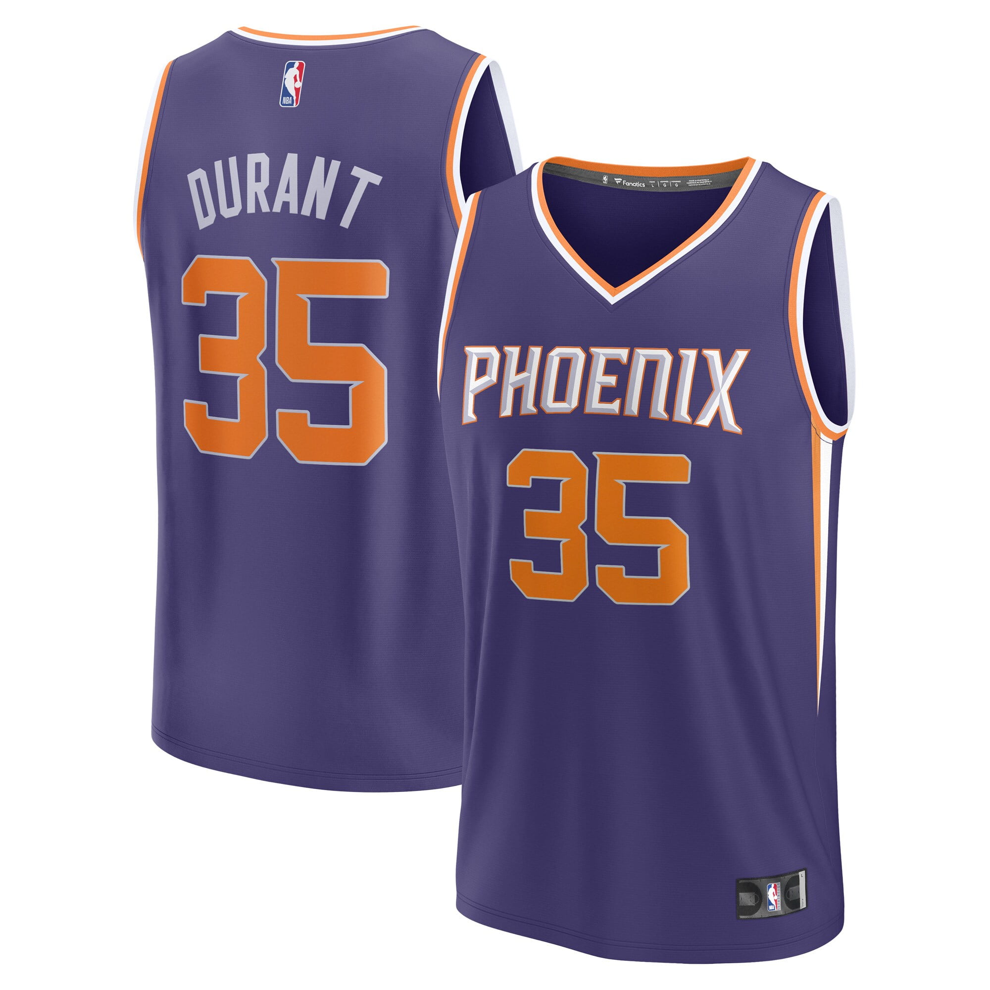 Durant Suns Purple Jersey Mens Fanatics Branded Kevin Durant