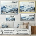 thumbnail image 4 of Designart "Whispering Serenity Of A Mountain Morning III" Landscape Mountains Wall Art Living Room, 4 of 7