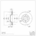 thumbnail image 2 of Front Dynamic Friction Company GEOSPEC Coated Brake Rotor 604-46038 (1) For 2014-2019 Cadillac CTS, 2016-2019 Cadillac CT6, 2016-2020 Chevrolet Camaro, 2 of 2