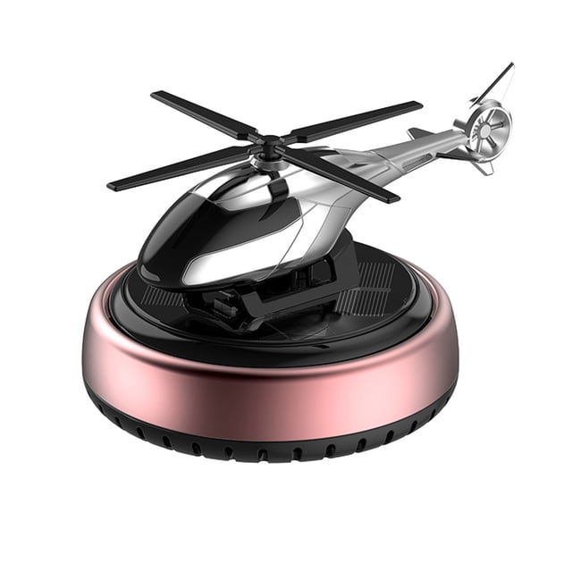 Boovnll Diffuser, Aluminium Alloy Helicopter Car Freshener Helicopter Car-Freshener Aromatherapy Diffuser Small Aromatherapy for Car Office Home, Essential Oil Diffuser Interior