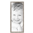thumbnail image 2 of ArtToFrames 16" x 39" Champagne Pebble Metallic Picture Frame, 16x39 inch Silver Wood Poster Frame (WOM-5258),  Pack, 2 of 7