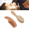 thumbnail image 3 of Cepillo Cepillo para bebés y Juego de peine Juego multifunció Compuesta Madera y Lana Cepillo para el Cabello para Bebés para Hombres Baño Para Bebés, 3 of 7