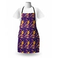 thumbnail image 3 of Flower Apron, Blooms Girls Doodle Style Daisy Chamomile Lily Petals Buds Cartoon, Unisex Kitchen Bib with Adjustable Neck for Cooking Gardening, Adult Size, Multicolor, by Ambesonne, 3 of 4