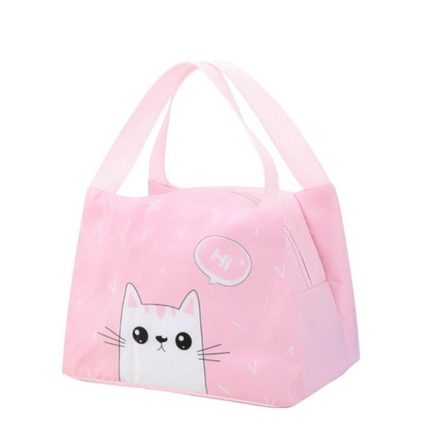 Cute Lunch Box For Girls Leakproof Reusable Kids Insulated Lunch Bag For Outdoor School And Travel