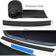 thumbnail image 2 of Car Bumper Protection, Rear Bumper Protector 104cm x 8cm in Black Rubber, Universal Door Sill Protector, 2 of 5