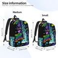 thumbnail image 4 of Ratiio New York City Print Canvas Backpack for Women & Men Retro Aesthetic Rucksack Basic Backpack for High School/College Students Travel Laptop Bag, 4 of 5