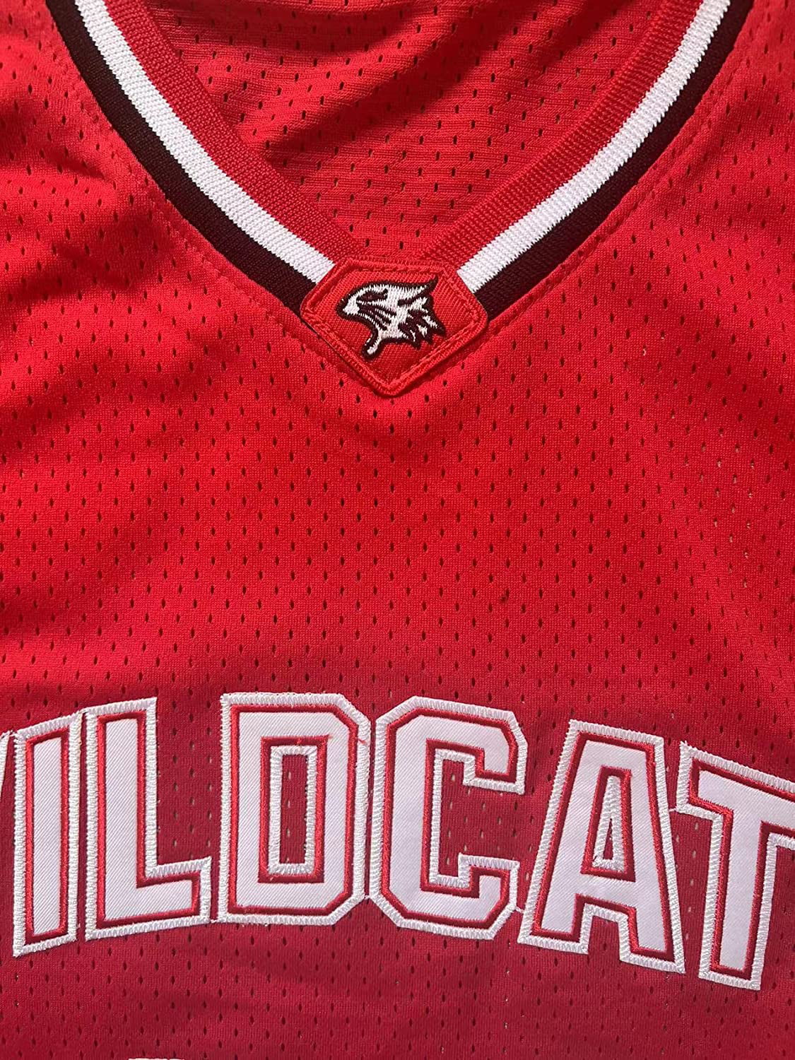 Dekeke Men's Troy Bolton #14 Chad Danforth #8 High School Wildcats Basketball Jersey Stitched