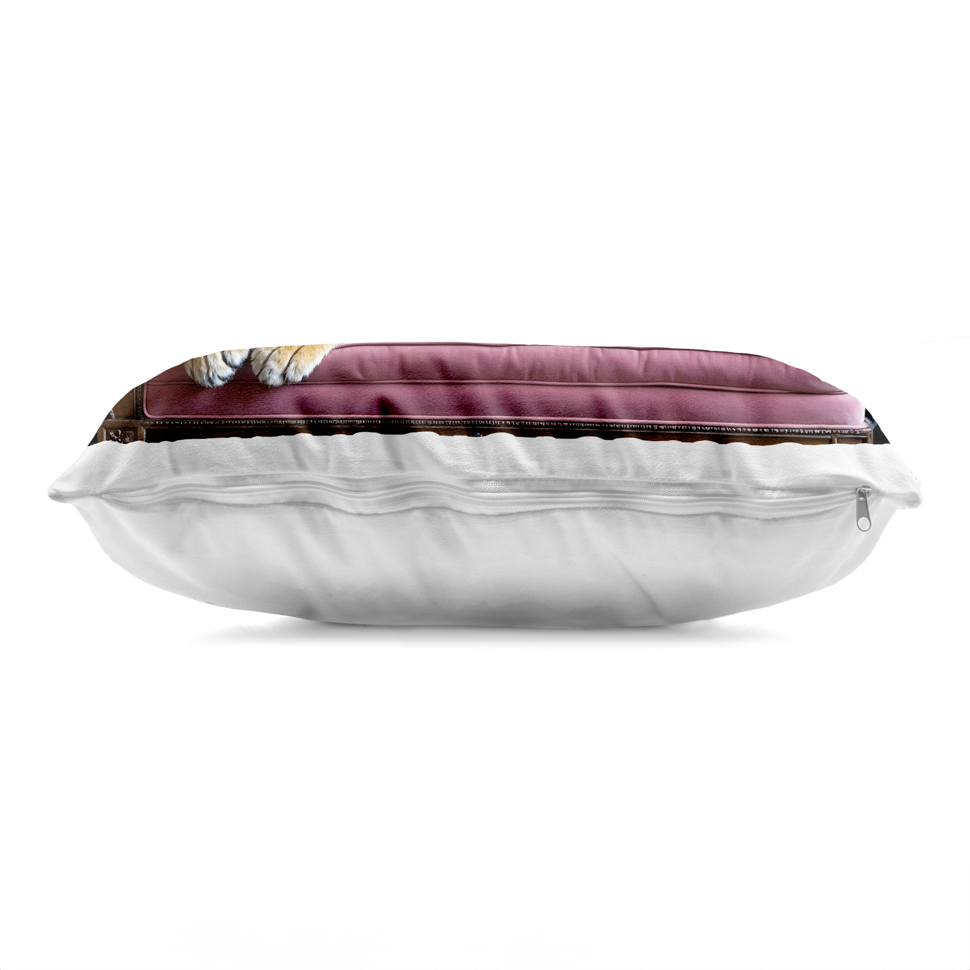 Stupell Industries Exotic Tiger Lounging Decorative Printed Throw Pillow, design by Lettered and Lined
