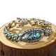 thumbnail image 4 of Nine Eyed Dzi Bead pulsera tibetana estilo de transferencia de rotación de nueve ojos Dzi Beads pulsera de la meditación buena suerte pulsera turquesa de cuentas de buena suerte pulsera, 4 of 8