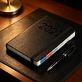 thumbnail image 2 of 2027 Daily Planner, 8.3X5.5" To Do List Hourly Schedule, Soft Cover Journal, Strap Bound Notebook, Time Management Organizer, Daily Schedule Tracker, Tabbed Agenda Book, Productivity Task Planner, 2 of 5