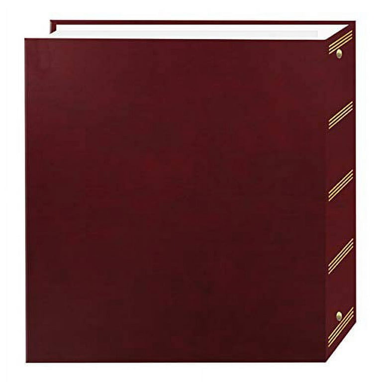 NEW SEALED Magnetic Self Adhesive 3-Ring Photo Album 100 Pages (50 Sheets)  Brown