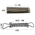 thumbnail image 3 of Universal Pool Cover Spring Sleeves 10 Pack Pvc Protective Covers for Winter Safety Pool Springs and In-Ground Mesh Cover Hardware Protection, 3 of 5