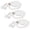 White, variant on FIRMERST Foot Switch Extension Cord 6 Feet for Floor lamp, Holiday Lights, White, 3 Packs
