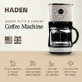 thumbnail image 2 of Haden 12-Cup Programmable Coffee Maker, Putty - 75028, 2 of 9