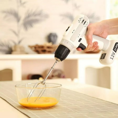

Electric Screwdriver Cordless Variable Speed Electric Lithium Cordless Drill for Home Office Impact Tool