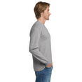 thumbnail image 6 of Gildan Long Sleeve Crew Neck T-Shirt for Men, Comfortable Heavy Cotton Sport Grey Tee, M, 9 Pack, 6 of 7