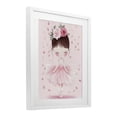 thumbnail image 2 of Stupell Industries Cottage Ballerina With Floral Headdress White Framed Print Under Glass, 13 x 16, by Creative Studio, 2 of 8