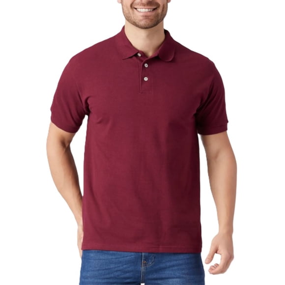 Playera Polo para Caballero 100% Algodón Marca Optima – Vino
