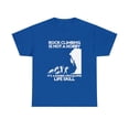 thumbnail image 2 of Funny Rock Climbing Zombie Escape Climber T-Shirt, 2 of 2