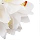 thumbnail image 2 of Orchidées artificielles à 6 tiges, fleurs en soie imprimées en 3D, tiges en fil de fer, décorations florales pour mariages et fêtes, blanches, 2 of 4