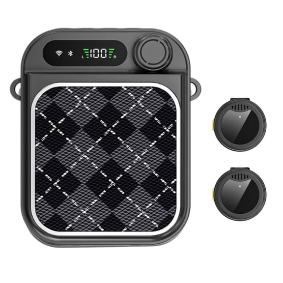 Voice Amplifier Wireless Microphone with Magnetic Portable for Teachers with 2 Lapel Mics Rechargeable Bluetooth Speaker System for Classroom Yoga Meetings Speeches