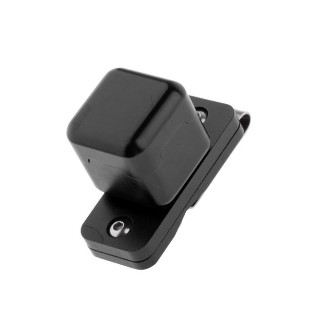 serony Étui à Craies pour Queue de Billard Porte-Craies Boîte en Métal avec Clip Noir