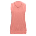 thumbnail image 4 of Lisingtool Tank Top Women Casual Soft Loose Spring Summer V Neck Sleeveless Tee Shirts Basic Trendy Outfits Clothes Pink, 4 of 4