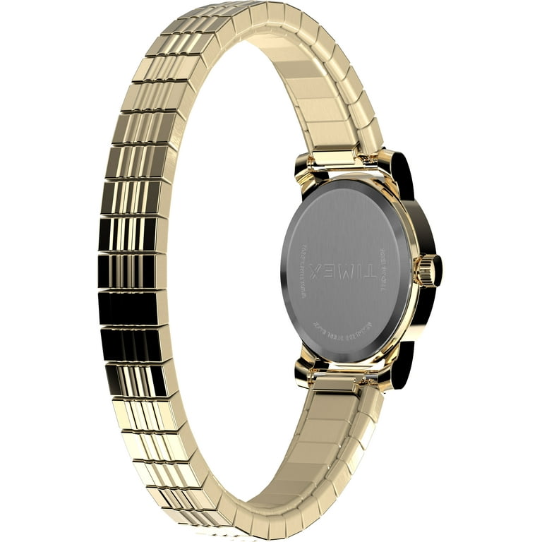 Women\'s Brown Gold Analog Quartz Cavatina Pearl Dial Oval Classic Wrist Watch Amazon.com: Timex Women main image 2