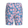 thumbnail image 7 of Daiia Orchids Flowers Mens Woven Stretch Pajama Short,Short Pajama Pants-Small, 7 of 7