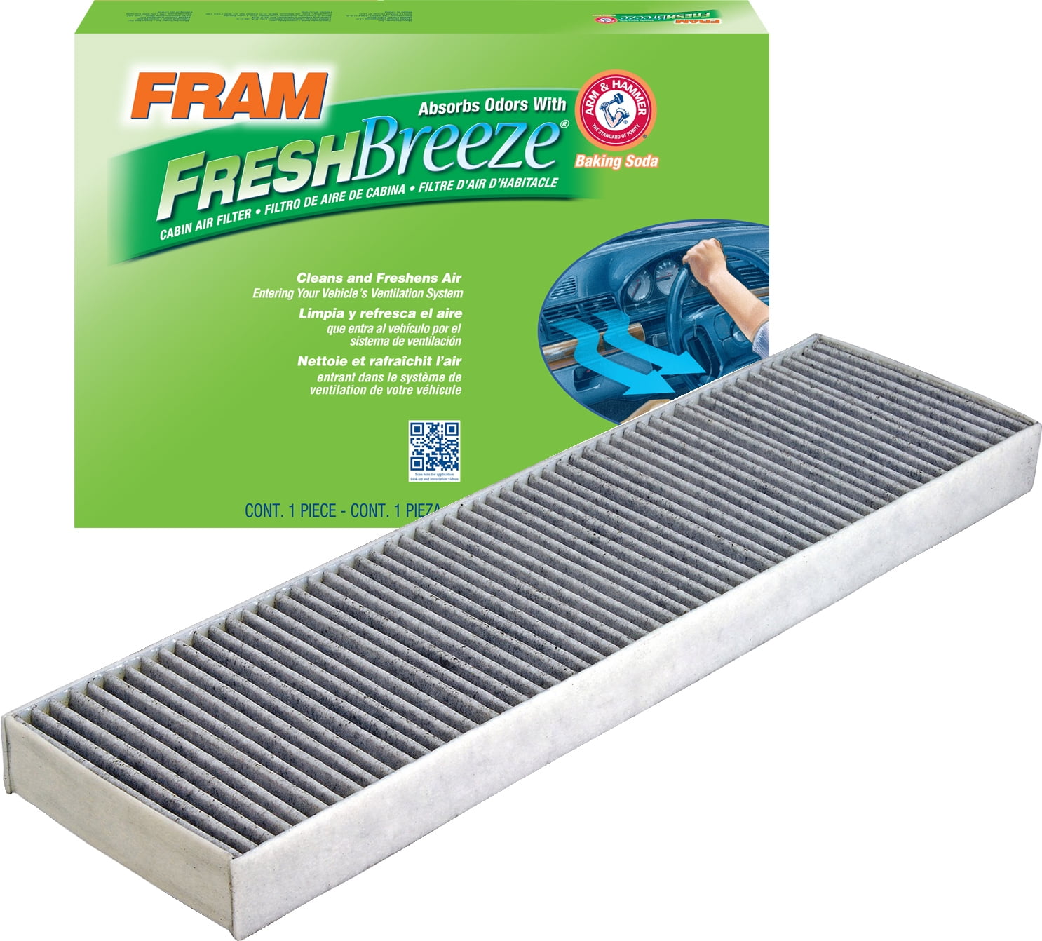 Fram Fresh Breeze Cabin Air Filter Cf10733 Walmart Com