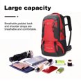 thumbnail image 4 of Naiovety de 60L para acampar al aire libre, mochilas de gran capacidad, para escalada, viaje de pesca, bolsa ligera plegable Ropa Deportiva, Zapatos Rojo, 4 of 6