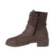 thumbnail image 4 of NECHOLOGY Botas Mujer Adulto Femenino Zapatos Botines para mujer Botas Casual Ladies On Heels Fashion Short Women's Tobillo Slip Shoes botas de mujer (Brown, 8), 4 of 6
