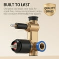 thumbnail image 4 of KES Black Shower Faucet, Shower Faucet Set Complete 12 Inch Rain Shower Head with Handheld Spray, Pressure Balance Shower System (cUPC Certified Shower Valve Included), 4 of 9