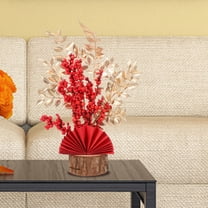 OFFIGAM 1Pcs Chinese New Year Table Decoration Resin Fruit Shape Multi Color For Housewarming