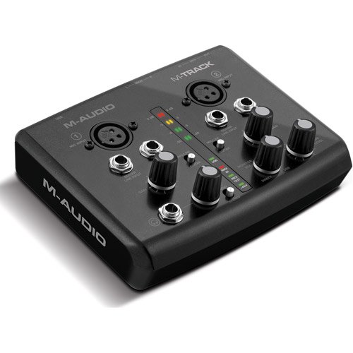 M Audio M Track 2x2m Audio Interface 24 Bit 192 Khz Usb Walmart Com Walmart Com