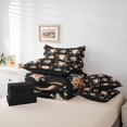thumbnail image 5 of Homewish Tribal Western Skull Bedding Comforter Set 7 Pieces, Hippie Cowgirl Cowboy Full Bedding Set, Teens Kids Boys Girls Reversible Fitted Sheet Flat Sheet, Super Cozy Room Decor, 5 of 7