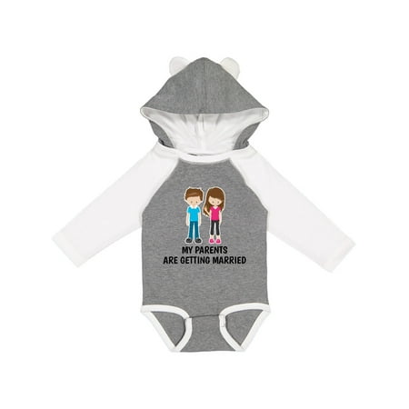 

Inktastic My Parents Are Getting Married Gift Baby Boy or Baby Girl Long Sleeve Bodysuit