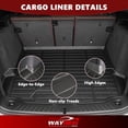 thumbnail image 4 of WayhighÂ® Floor Mats & Cargo Liner Custom for Buick Envision 2021-2026 All Weather Protection TPE Floor Liners Front & Rear Row Full Set Envision Accessories Black, 4 of 9