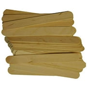 Spa Stix Large Jumbo Waxing Sticks - 6" x 3/4", Pack of 100 Jumbo Sticks