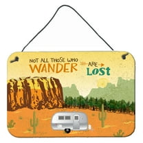 Carolines Treasures VHA3026DS812 Airstream Print Camper Camping Wander Wall or Door Hanging Prints  8x12 multicolor