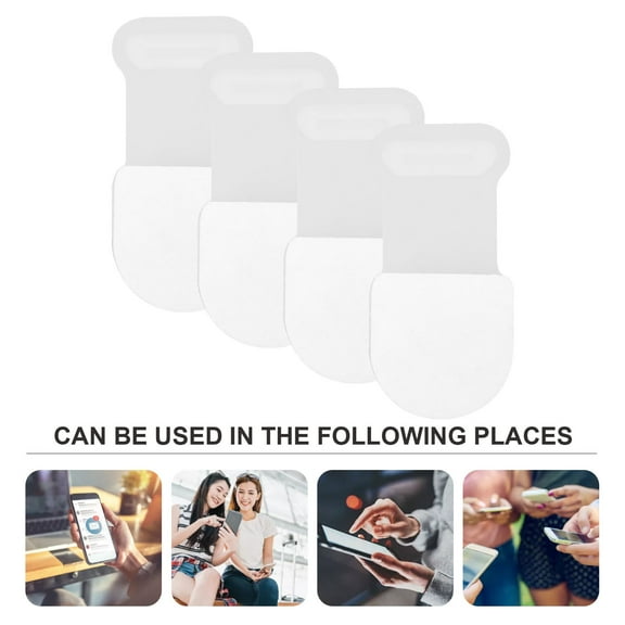 FRCOLOR 4 Pcs Charger Port Plug Multiple Dust Plug Self-adhesive Plug 1.8X1X0.1CM