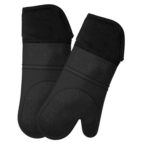 Tayyakoushi Oven Mitt,Extra Long Professional Silicone Oven Mitt 1
