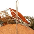 thumbnail image 6 of Northlight Shaved Wood Sunflowers and Wheat Small Artificial Fall Harvest Wreath - 12" - Unlit, 6 of 7