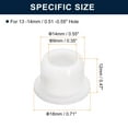 thumbnail image 3 of 20 Pcs White Plug Holes, T14 Rubber Button Plug for 13 -14mm/0.51 -0.55" Hole, 3 of 6