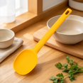 thumbnail image 7 of Silicone Cooking Spoons 11 Inch Heat Resistant Kitchen Spoons for Mixing, Serving and Stirring Large Non Stick Basting Utensils, Cooking Utensil for Kitchen Cooking Baking Stirring,Z1-Yellow, 7 of 7