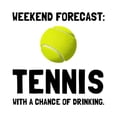 thumbnail image 2 of CafePress - Weekend Forecast Tennis Mugs - 11 oz Ceramic Mug - Novelty Coffee Tea Cup, 2 of 4