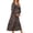 Black, variant on Lispipm Spring Long Puff Sleeve Maternity Dress for Women Square Neck Floral Midi Dress for Ladies Summer Travel Vacation M Red