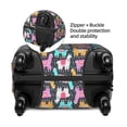 thumbnail image 2 of Kdxio Colorful Alpaca Pattern Luggage Cover for Travel,Elastic and Durable,Fits 18-32 Inch,Anti-Scratch Suitcase Protector-No luggage included, 2 of 5